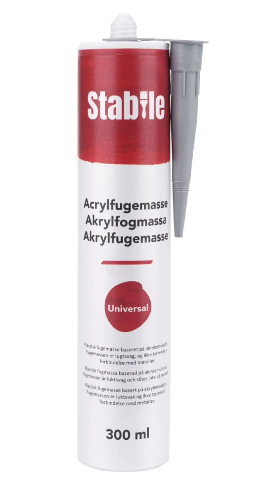 Stabile Akrylfugemasse hvit 300 ml - | Akryl