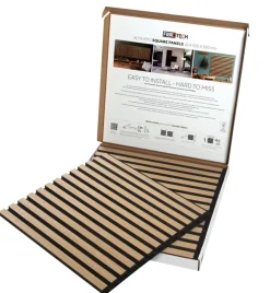 Fibrotech Akustikkpanel Square 22 x 520 x 520 mm 2-pk. | Takpanel|Akustikkpanel