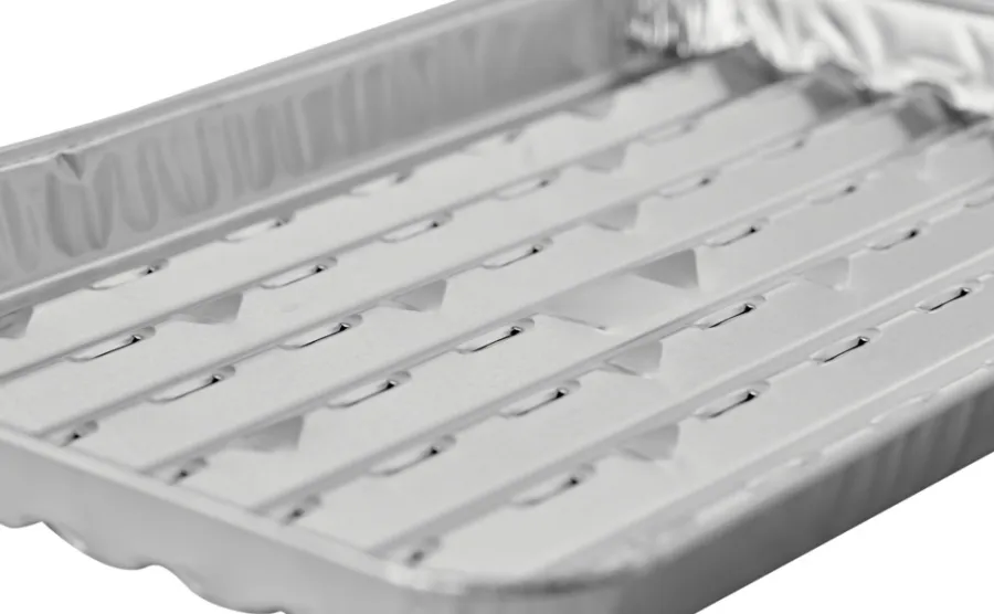 Grillexpert Aluminiumsform med hull 34,2 x 22,8 cm 5 stk. - | Grilltilbehør