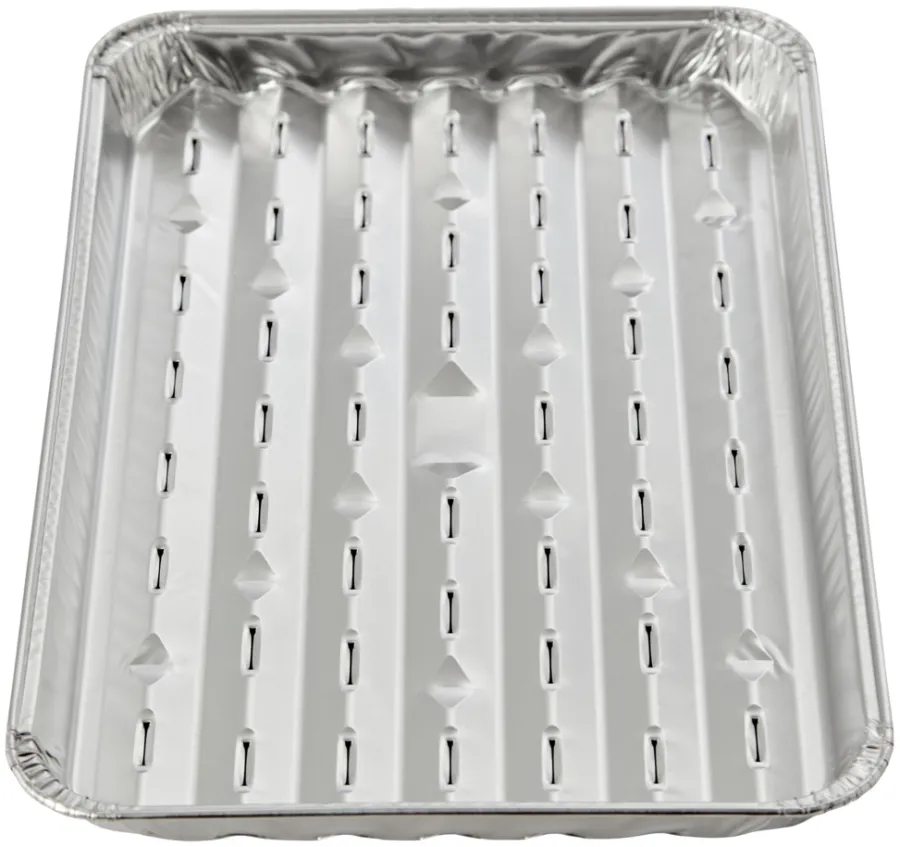 Grillexpert Aluminiumsform med hull 34,2 x 22,8 cm 5 stk. - | Grilltilbehør