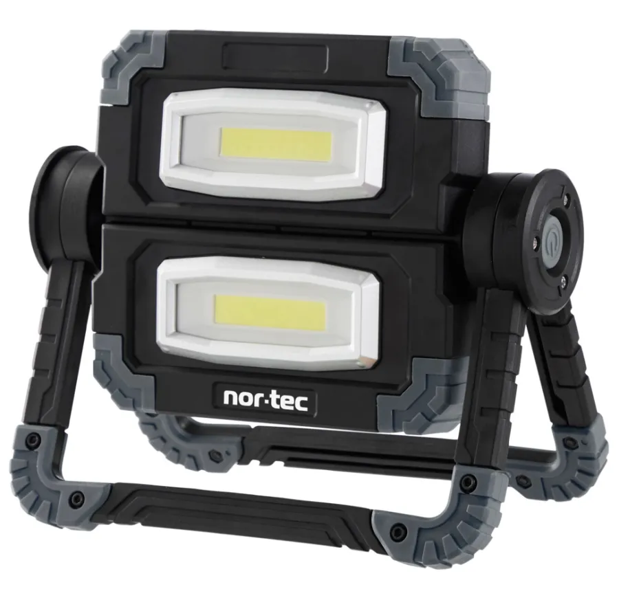 Arbeidslampe LED 2 x 5 W foldbar | Arbeidslamper