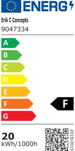Arbeidslampe svart på stativ inkl. 20W LED-pære | Arbeidslamper
