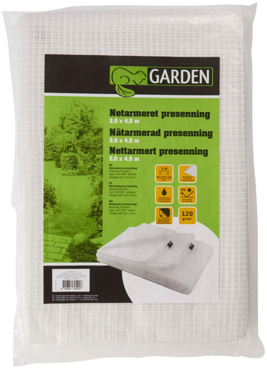 Garden Armert presenning 300 x 400 cm 12 m² - ® | Presenninger