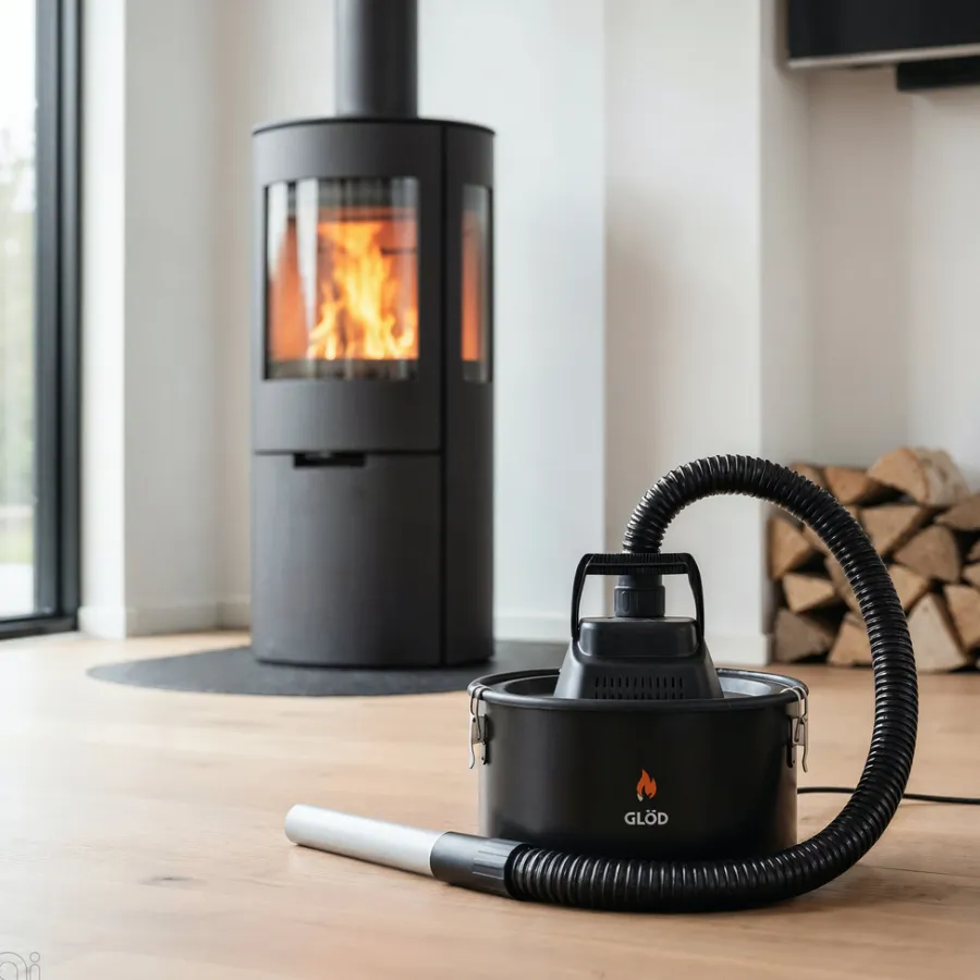 Glöd Askestøvsuger 600 W med beholder 10 liter | Tilbehør Til Vedovner|Støvsugere