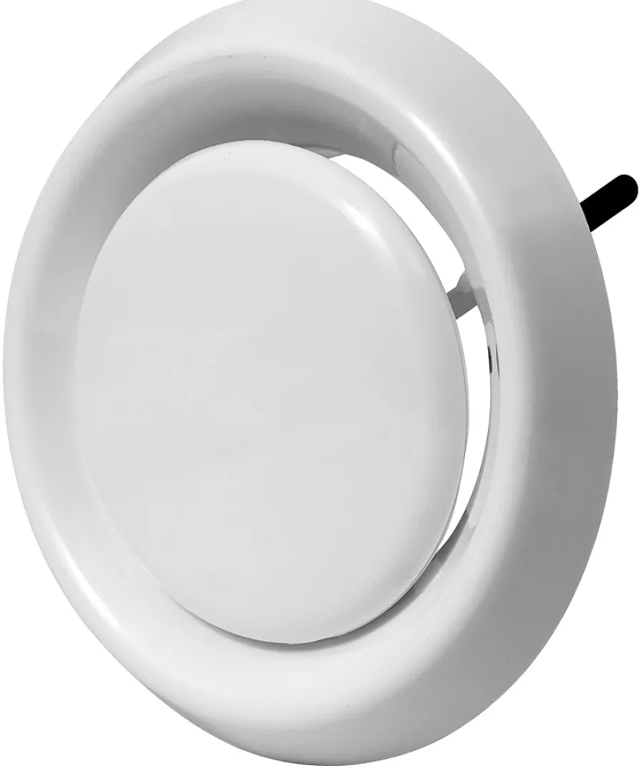 Avtrekksventil Ø100 mm m/lokk | Ventilasjon