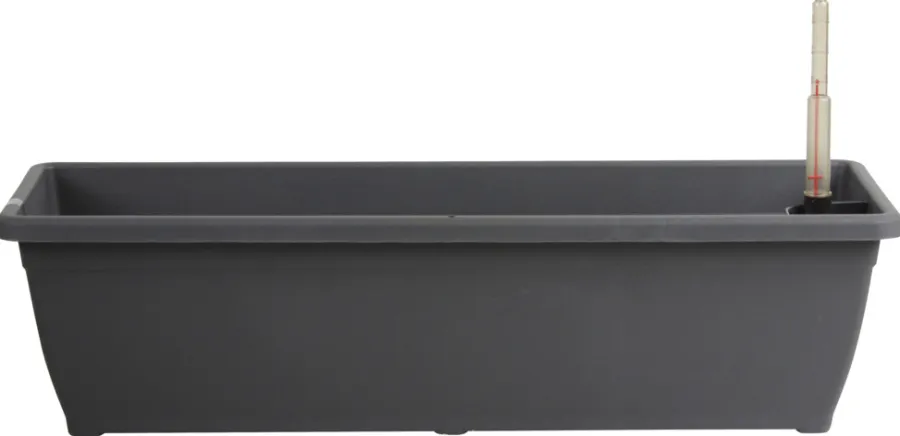 Scan-Pot Balkongkasse Lux grå 80 cm | Balkongkasser