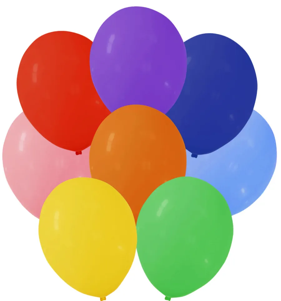 Ballonger 23 cm 30 stk. multifarget | Pynt & Festutstyr