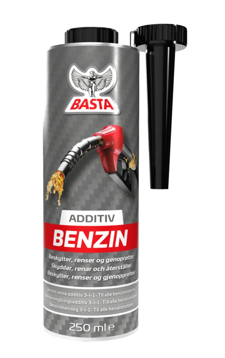 Basta bensinadditiv 3-i-1 250 ml | Rengjørings- & Poleringsmidler