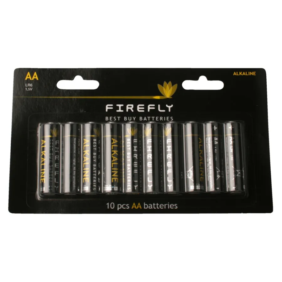 Firefly Batteri AA 10-pk. - | Batterier