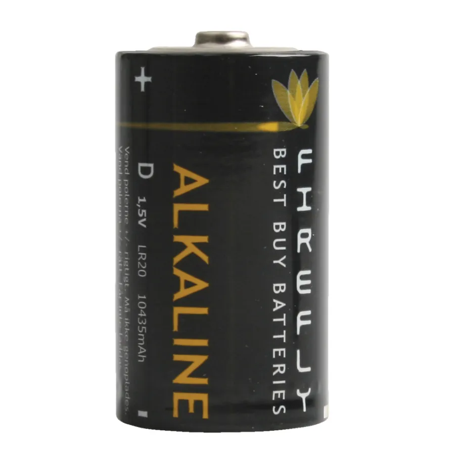 Firefly Batteri alkalisk D LR20 2-pk. - | Batterier