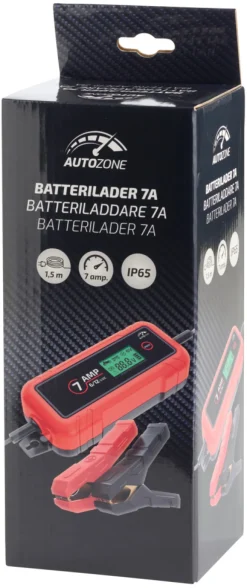 Autozone Batterilader 7A/6-12 V - | Bilbatterier, El-Ladere & Ladekabler