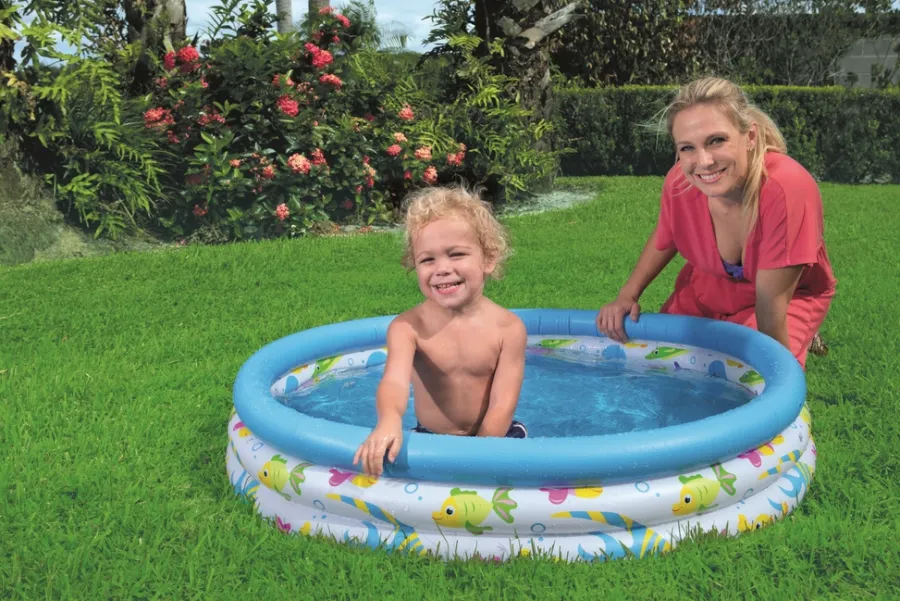 Bestway basseng med 3 ringer Ø102 cm 110 liter | Basseng & Spabad