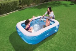 Bestway basseng rektangulært med 2 ringer 450 liter | Basseng & Spabad