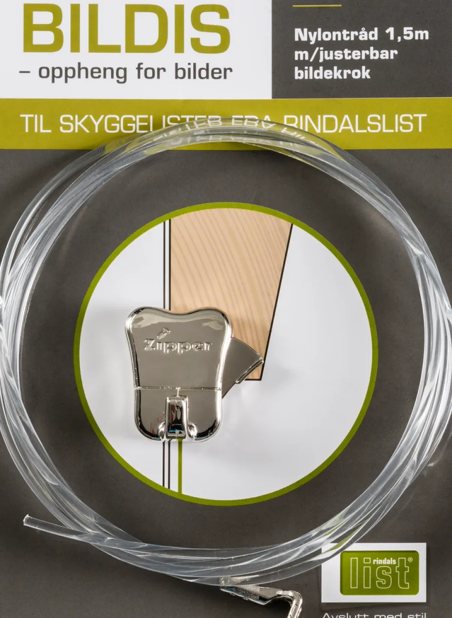 Rindalslist Bildeoppheng Bildis - 1,5 meter | Boliginnredning|Lister
