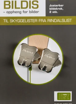 Rindalslist Bildeoppheng Bildis - 2 stk. | Boliginnredning|Lister