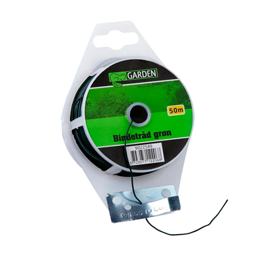 Garden Bindetråd grønn Ø0,92 mm x 50 meter - ® | Bindetråd & Blomsterpinne