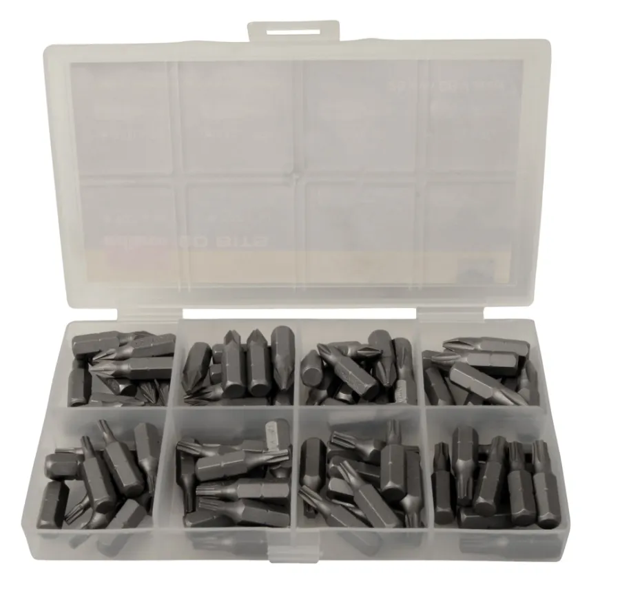 Bitssett med 80 deler | Bor & Bits
