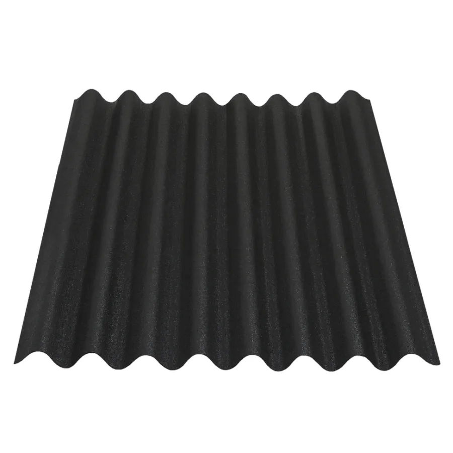 Onduline Bitumen takplate svart 0,76 x 1 meter | Takplater