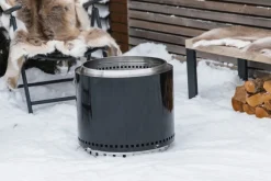 LUNT Båltønne emaljert svart - | Bålpanner & Tilbehør