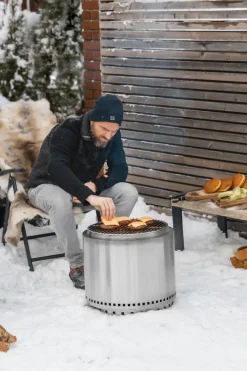 LUNT Båltønne i rustfritt stål - | Bålpanner & Tilbehør