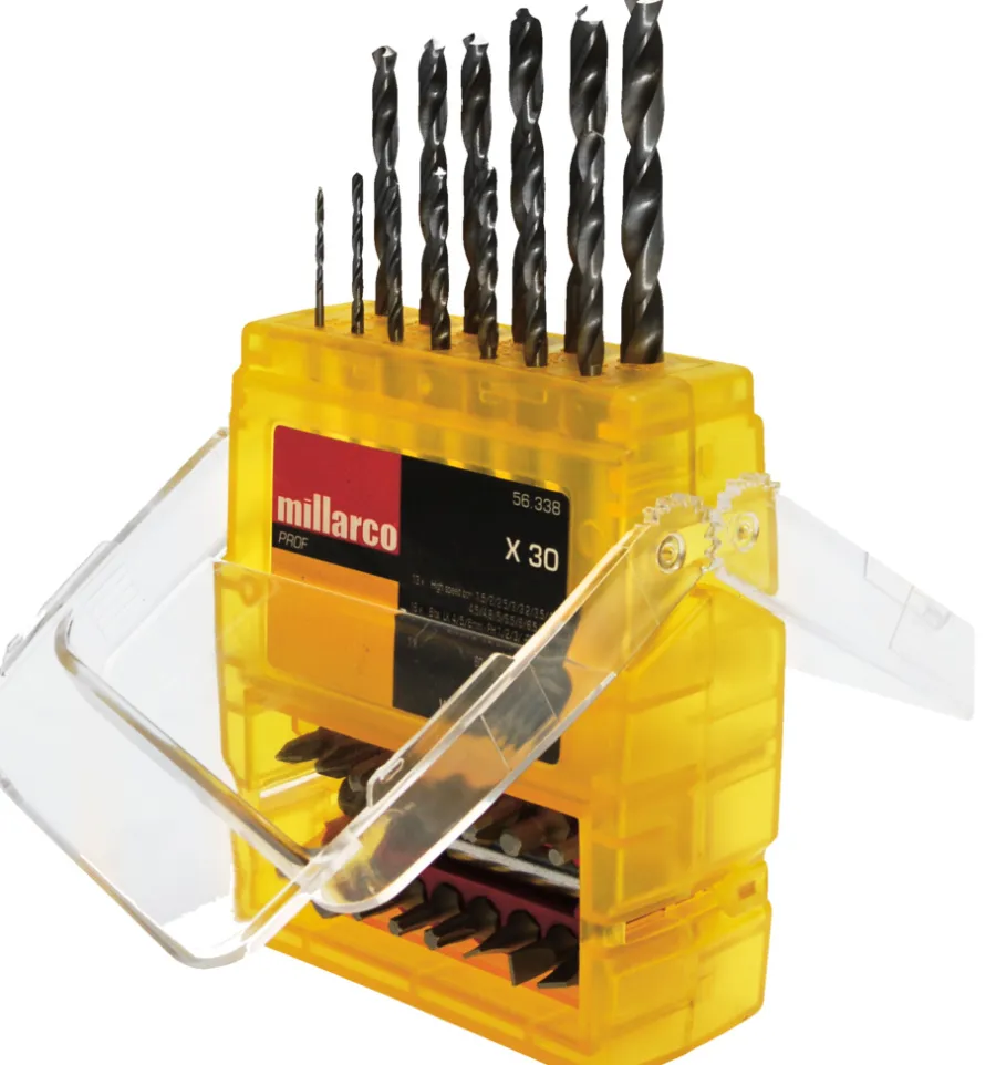 Millarco Borsett m/bits 30 stk | Bor & Bits