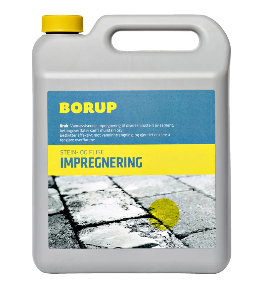 Borup impregnering til stein og flis 5 liter | Tre-, Flise- Og Murrens