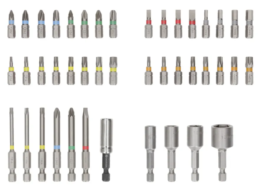 Bosch ExtraHard bitssett 43 deler | Bor & Bits