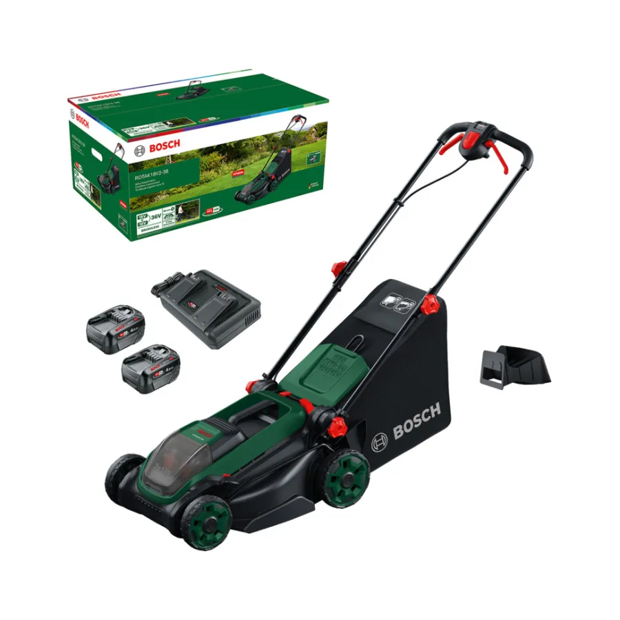 Bosch Rotak 18V2-38 batteridrevet gressklipper | Gressklippere