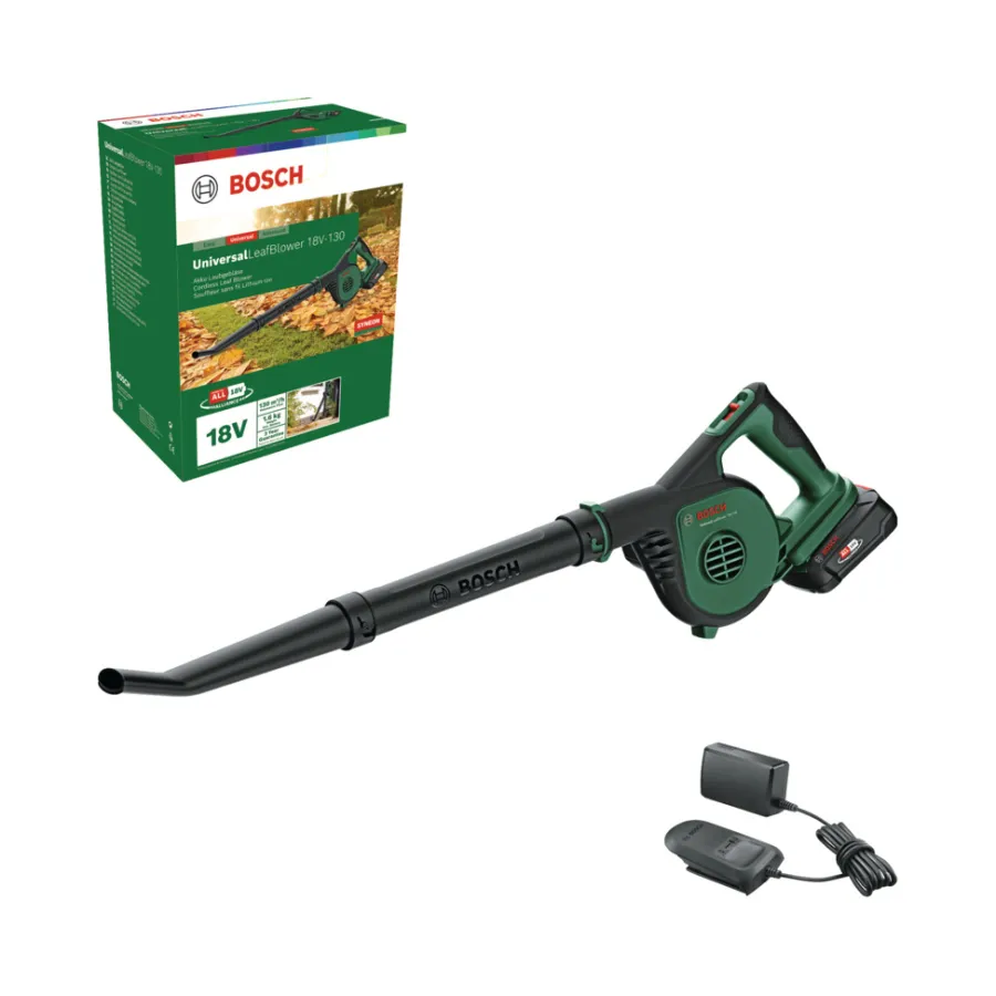 Bosch UniversalLeafBlower 18V-130 løvblåser 2,5 Ah | Løvsugere