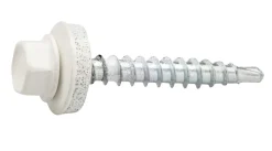 Heco Byggskrue 4,8 x 35 hvit - 250 stk. | Skruer