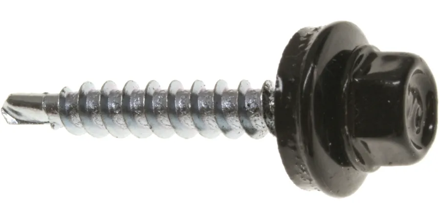 Heco Byggskrue 4,8 x 20 svart - 250 stk. | Skruer