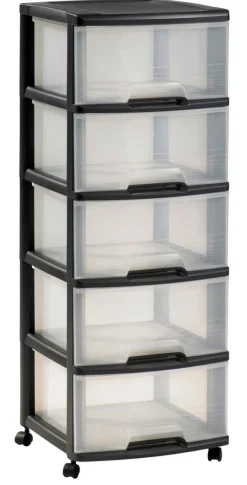 Curver reol m/5 skuffer à 20 liter | Reoler & Romdelere|Oppbevaring