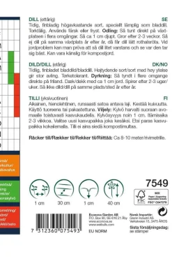 Weibulls Dill 'Mammut' | Frø