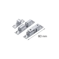 Home it Dørholder 8 x 60 mm krom | Dør- & Vindusbeslag