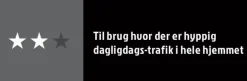 Dørmatte grå kunststoff 45 x 75 cm | Dørmatter