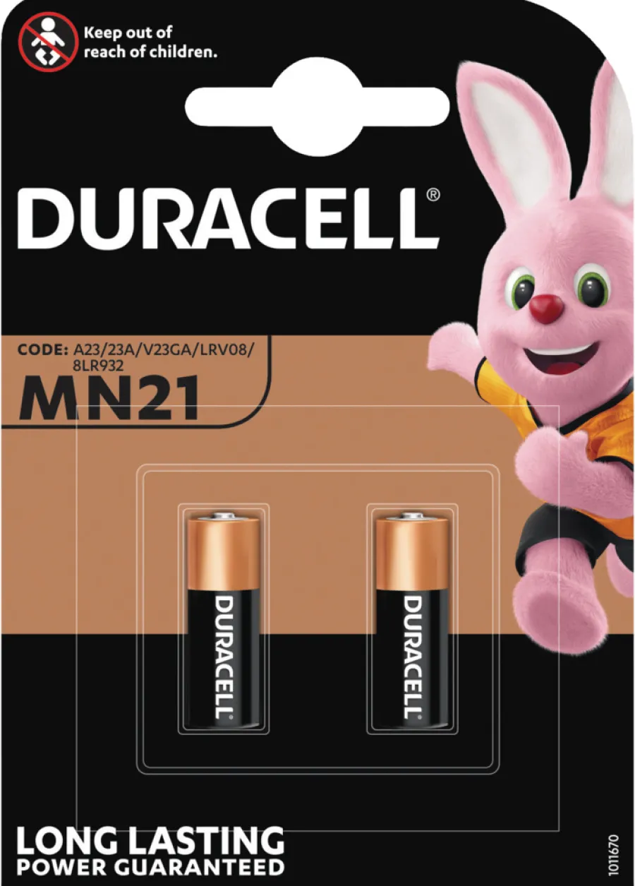 Duracell MN21 alkaline batterier 2-pk. | Batterier