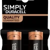 Duracell Plus C Alkaliske batterier 2-pk. | Batterier