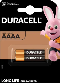 Duracell Specialty AAAA Alkaliske batterier 2-pk. | Batterier