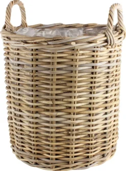 Scan-Pot Ea kurv m/plast Ø40 x H40 cm - | Krukker