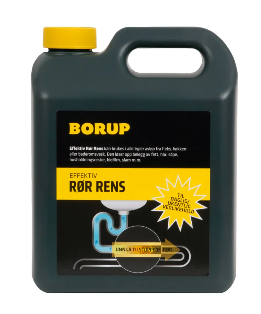 Borup Effektiv rørrens 2,5 liter | Øvrige Kjemikalier