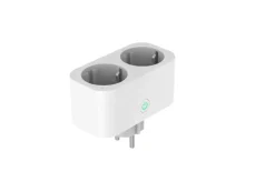 Elworks Energimåler plugg m/timer wifi dobbeltstikk - | Smart Stikkontakter & Sensorer|Grenuttak & Skjøteledninger