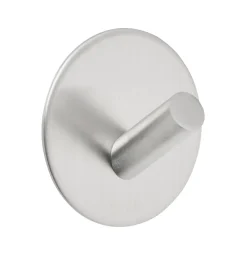 Beslagsboden Enkel krok selvklebende Ø48 mm - børstet | Håndkleholdere|Knagger & Knaggrekker
