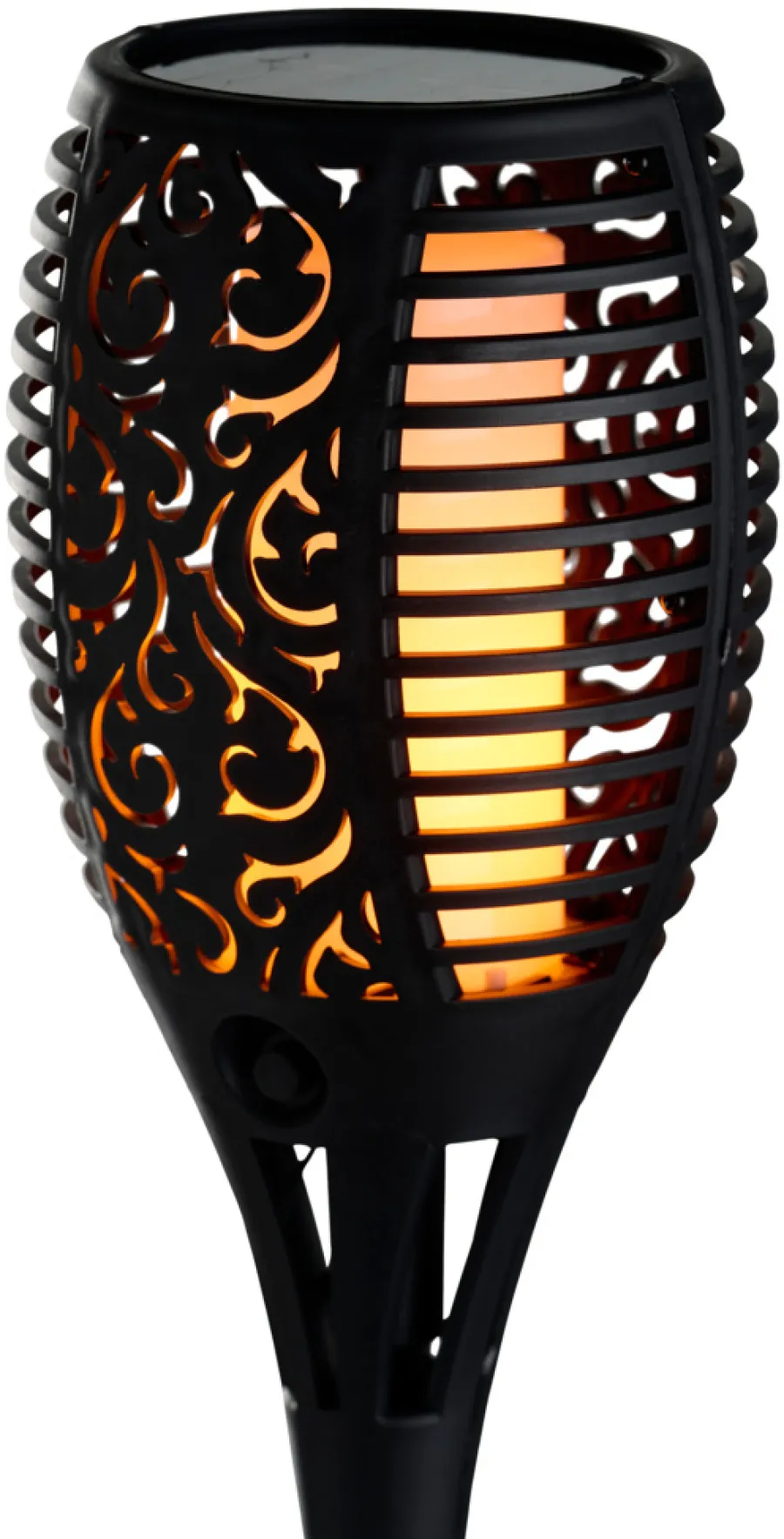 Garden Fakkel med solcelle Ø12 x H78 cm - ® | Lys & Hagedekorasjoner|Solcellelamper