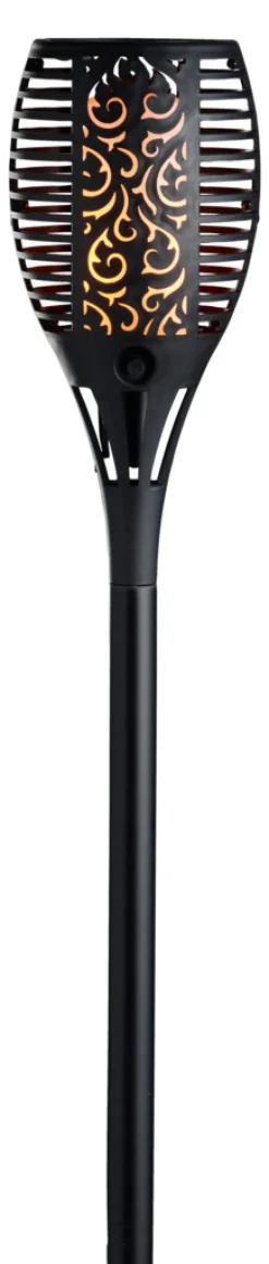 Garden Fakkel med solcelle Ø12 x H78 cm - ® | Lys & Hagedekorasjoner|Solcellelamper
