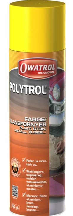 Owatrol Fargefornyer 250 ml spray Polytrol | Båtutstyr & Båtpleie|Øvrige Kjemikalier