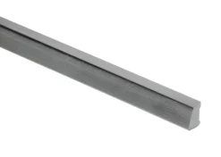 Hornbaek Feielist plast koksgrå - 10 x 16 x 3000 mm | Lister