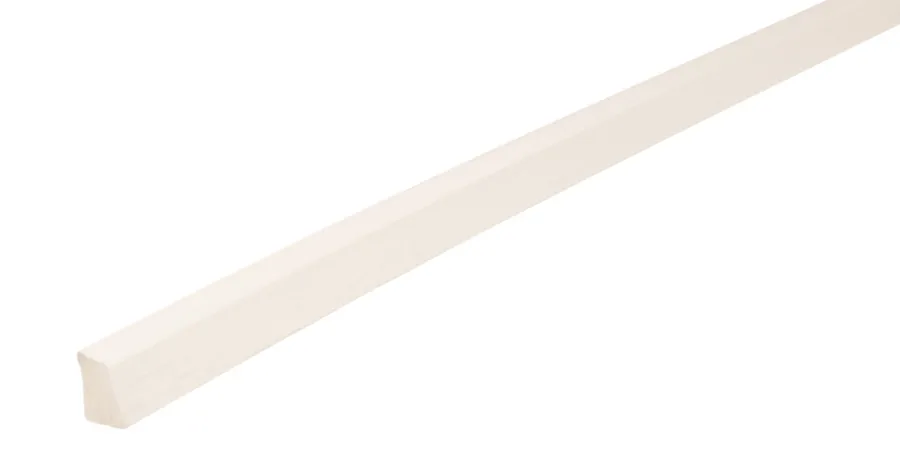 Hornbaek Feielist plast lys grå – 10 x 16 x 3000 mm | Lister