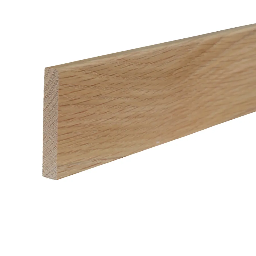 Rindalslist Feielist 9 x 100 mm x 1,0 meter lakkert eik | Lister