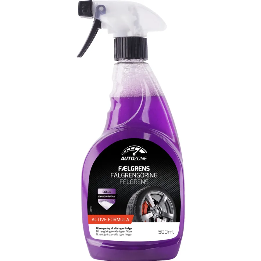 Autozone Felgrens med fargeindikator 500 ml | Rengjørings- & Poleringsmidler