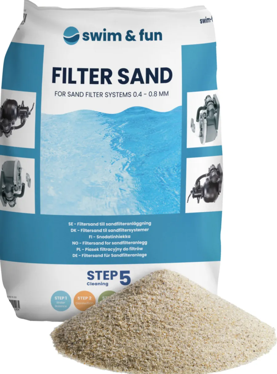 Swim & Fun Filtersand 18 kg - | Bassengtilbehør & Pleie